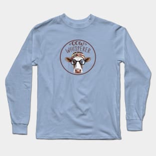 Cow Whisperer Shirt, Crazy Cow Lady, Highland Cow Shirt, Cow Gifts for Her, Heifer Shirt, Farm T-shirt, Ranch Tee, Cute Cow Shirt, Boho Tee, Farmer T Shirt, Cow Lovers T-Shirt, Cow Farmer T-shirt, Farmer Girls Shirts Long Sleeve T-Shirt